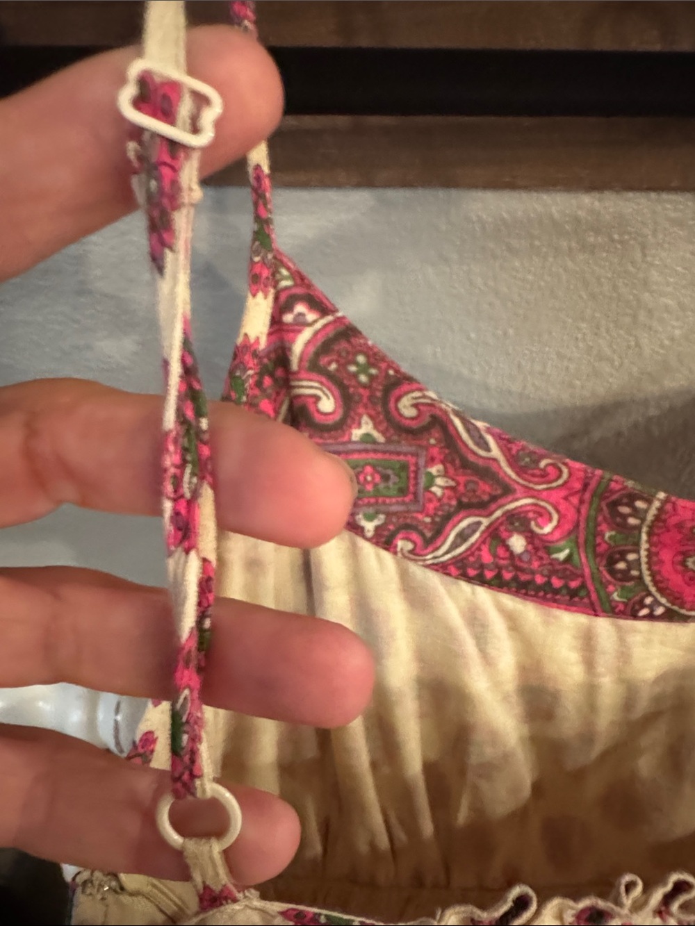 Juicy Couture Cream and Pink Printed Tiered Maxi Skirt - Picture 5 of 7